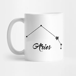 Aries - Black print Mug